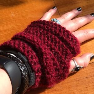 Handmade Crochet Fingerless Gloves